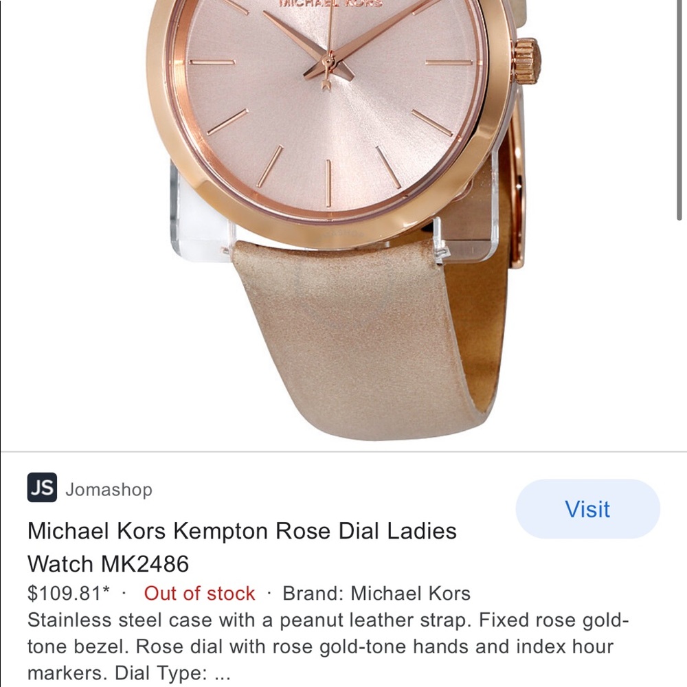 New without tags or box Michael Kors watch